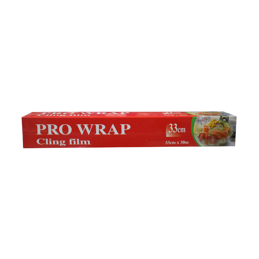 Pro Cling Film Wrap 33 cm x 30 m 0.210kg CJS Supermarket