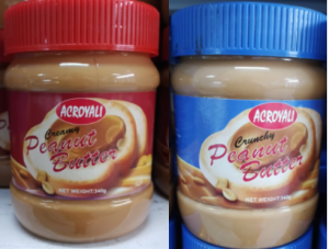 ACROYALI P/BUTTER CREAMY OR CRUNCHY 340G